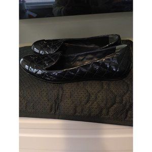 Women's Tory Burch Kaitlin Quilted Leather Ballet Flats  Black size 7.5 and 6.5